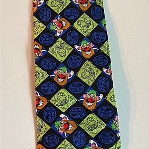 Ralph Marlin Hasbro Mr. Potato Head Tie  - never worn- vintage 1997